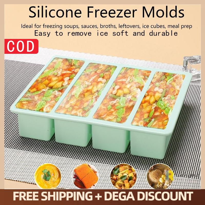 Extra Large Silicone Food Tray - Food Storage Silicone ulasan dan harga