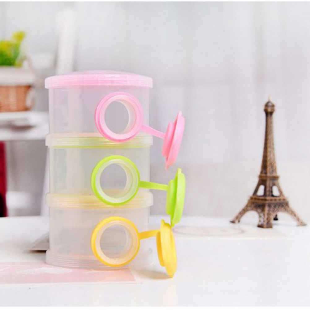 3 Layers Portable Milk Powder  - Food Storage Baby ulasan dan harga