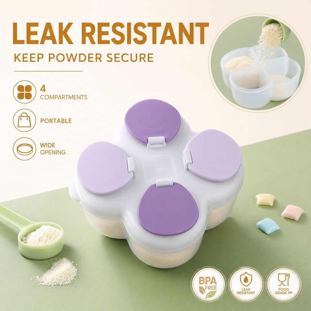 Partitioned Formula Dispenser  - Food Storage Baby ulasan dan harga