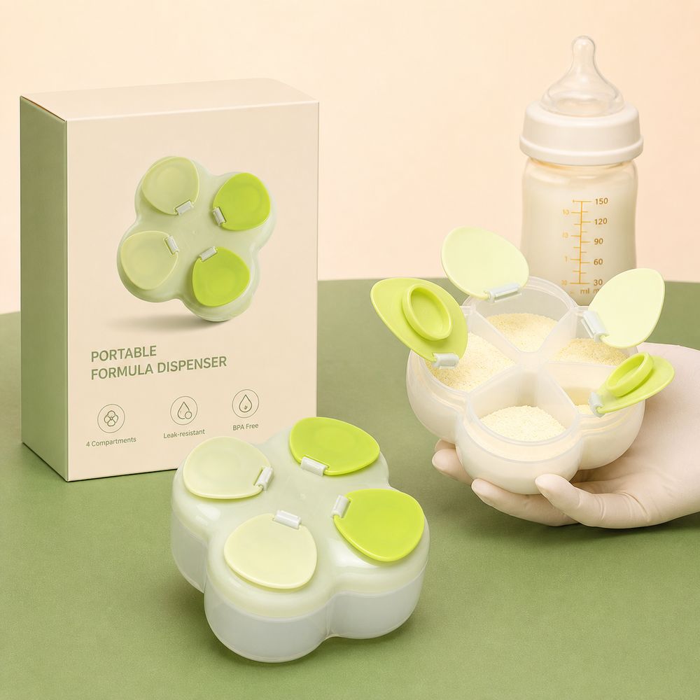 Partitioned Formula Dispenser  - Food Storage Baby ulasan dan harga