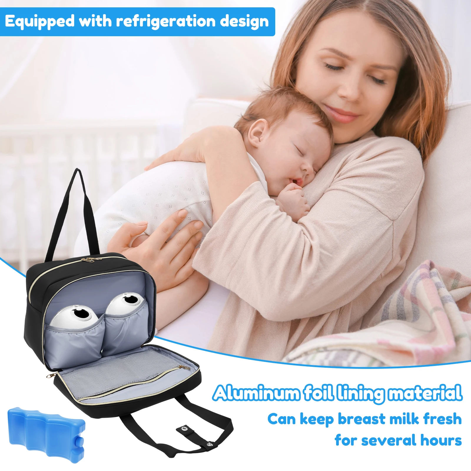 Breast Pump Storage Bag with I - Food Storage Baby ulasan dan harga