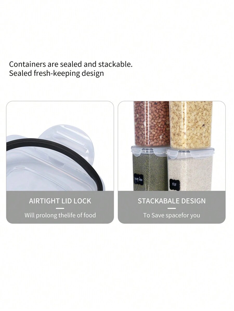 1/3/5/7pcs Food Storage Jars R - Food Storage Jar Labels ulasan dan harga