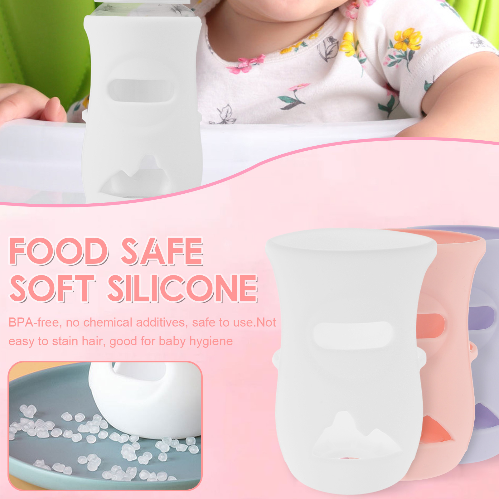 Silicone Sleeves Silicone Baby - Food Storage Baby ulasan dan harga