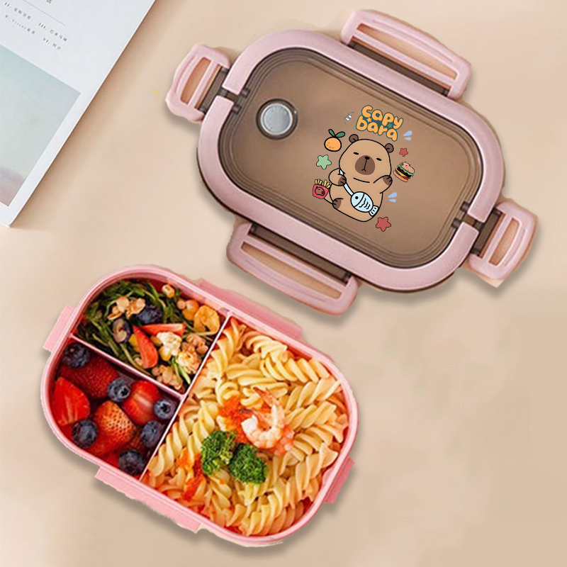 Capybara Bento Lunch Box Anime - Food Storage Square Containers ulasan dan harga