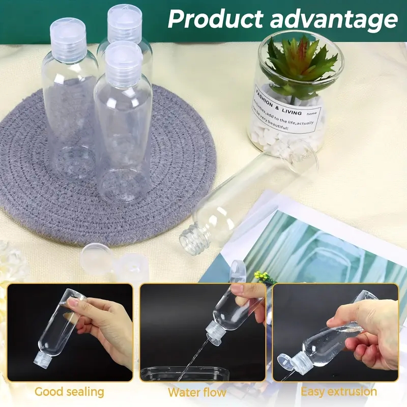 1/3/5/10Pcs 50ML 100ML Plastic - Condiment Squeeze Bottle ulasan dan harga