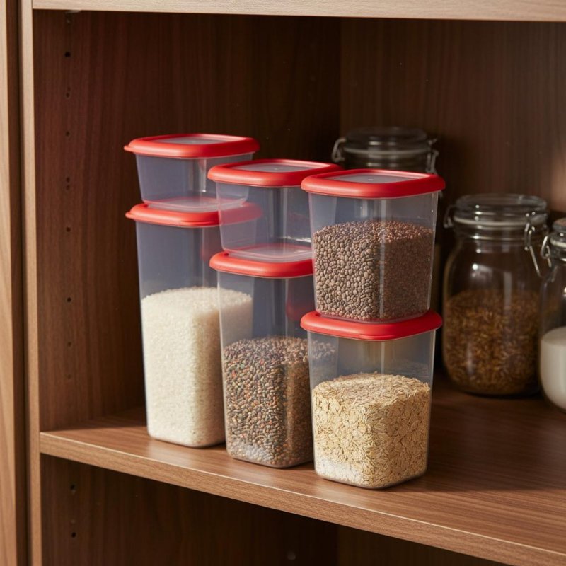6 Pieces Airtight Food Storage - Set Food Storage ulasan dan harga