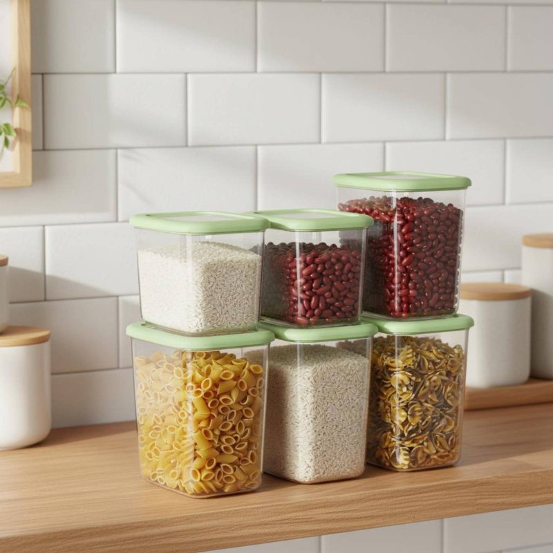 6 Pieces Airtight Food Storage - Set Food Storage ulasan dan harga