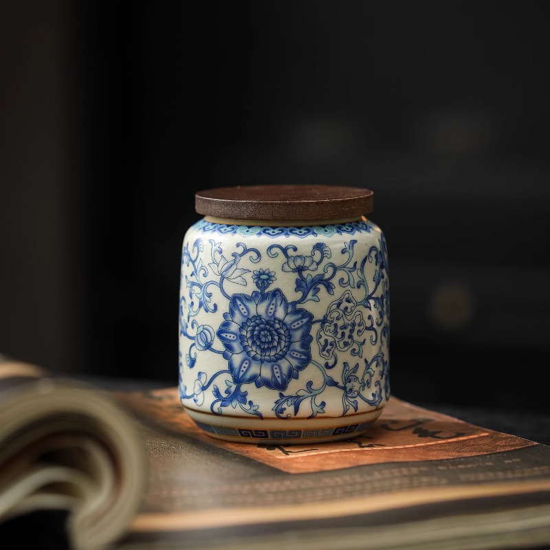 Creative Blue and White Porcel - Food Storage Jars With Lids ulasan dan harga