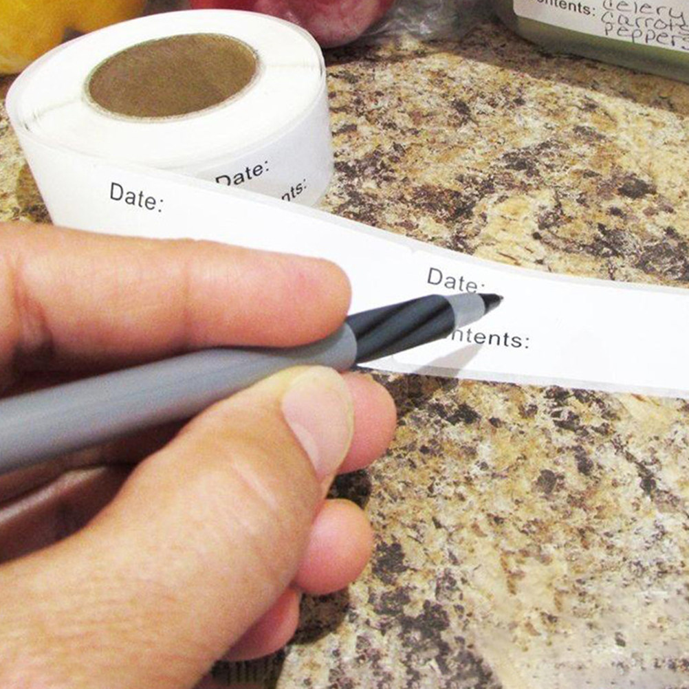 1 Roll Writeable Food Storage  - Food Storage Jar Labels ulasan dan harga