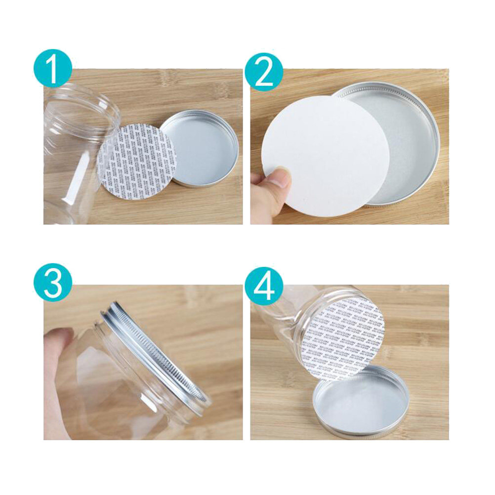 10Pcs Clear High-Grade Plastic - Food Storage Jars With Lids ulasan dan harga