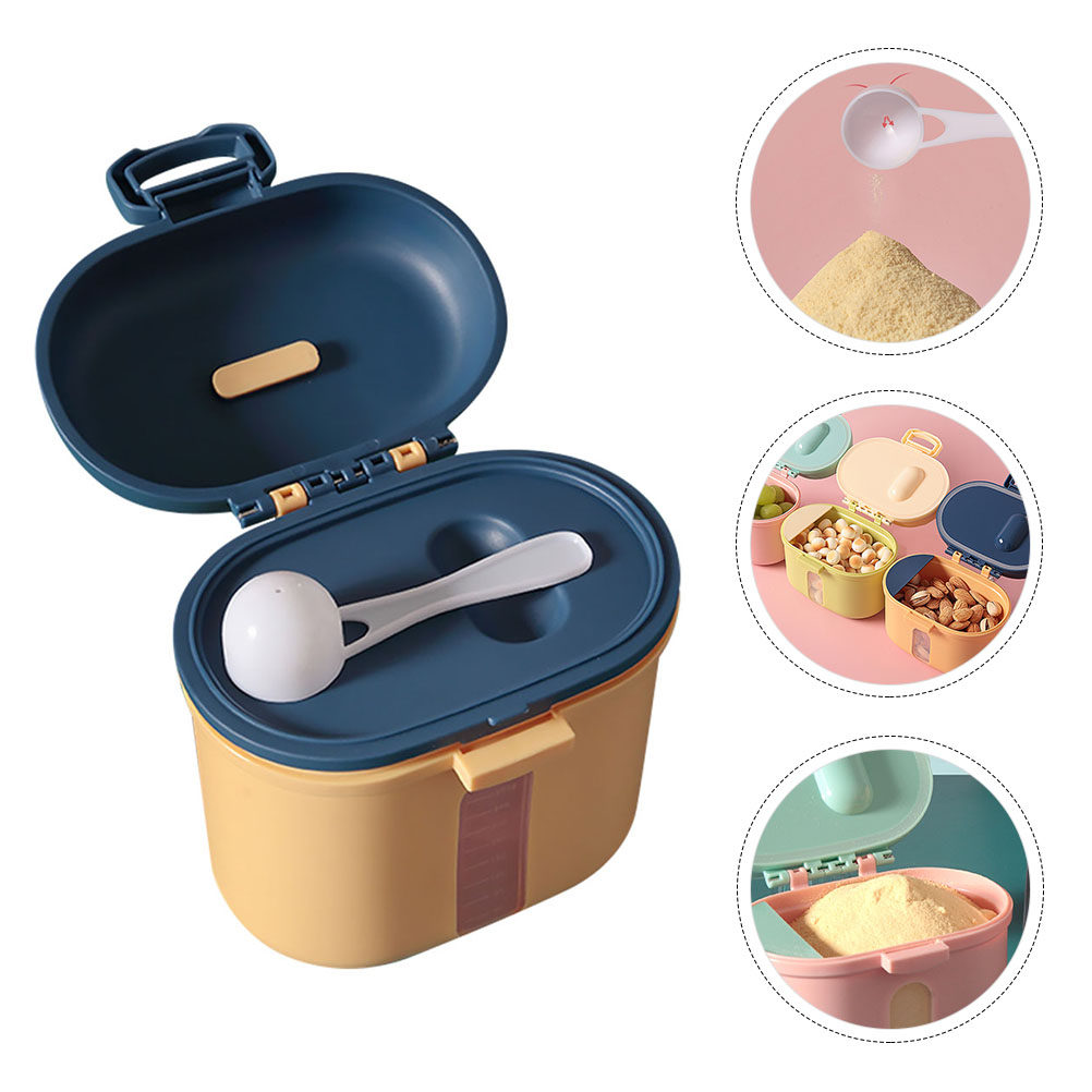 1Set Portable Milk Powder Box  - Food Storage Baby ulasan dan harga