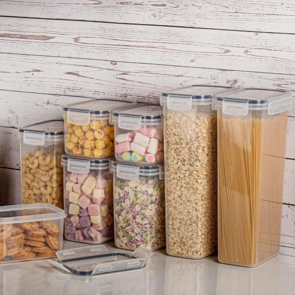 8PCS Airtight Food Storage Con - Food Storage Jar Labels ulasan dan harga