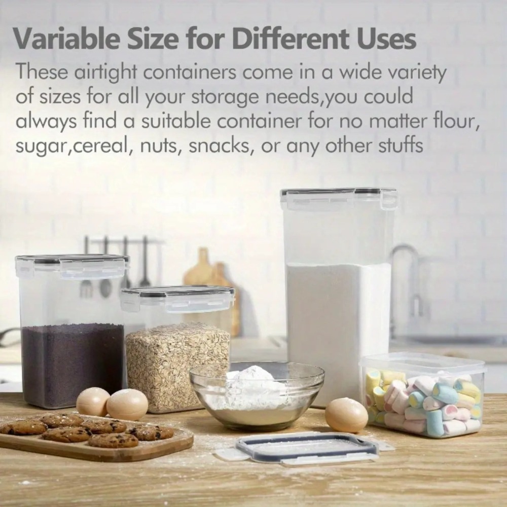 8PCS Airtight Food Storage Con - Food Storage Jar Labels ulasan dan harga