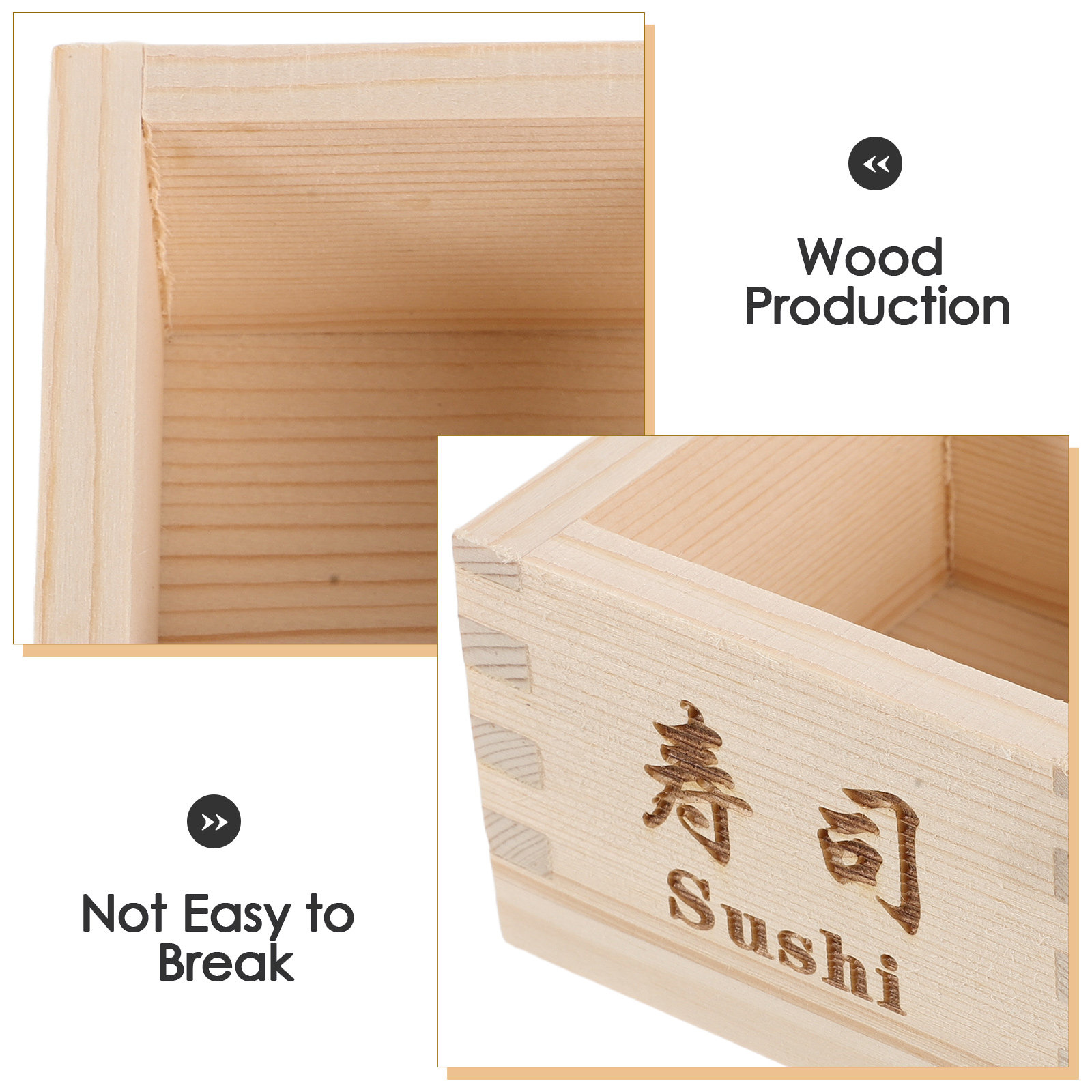 Japanese Masu Sake Cup Wooden  - Food Storage Square Containers ulasan dan harga