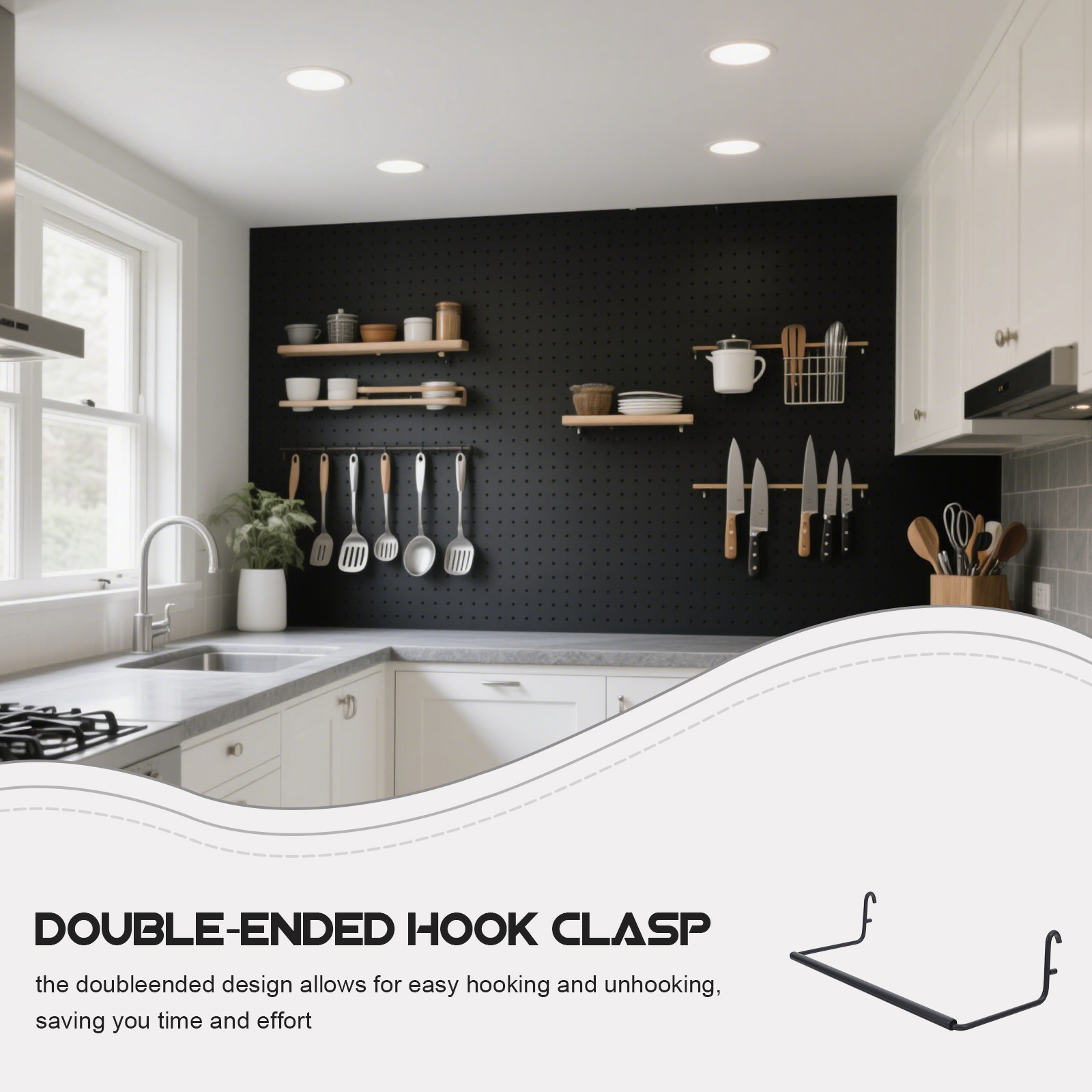 Pegboard Plastic Towel Holder  - Food Storage Rack ulasan dan harga