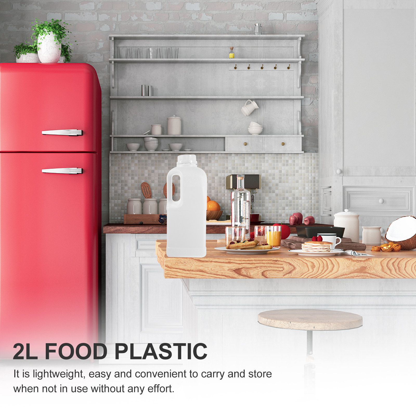 3Pcs Large Capacity 2 Gallon W - Food Storage Large ulasan dan harga