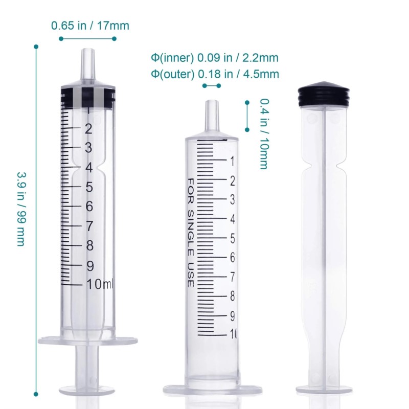 Plastic Syringes 10ml Without  - Food Storage Without Plastic ulasan dan harga