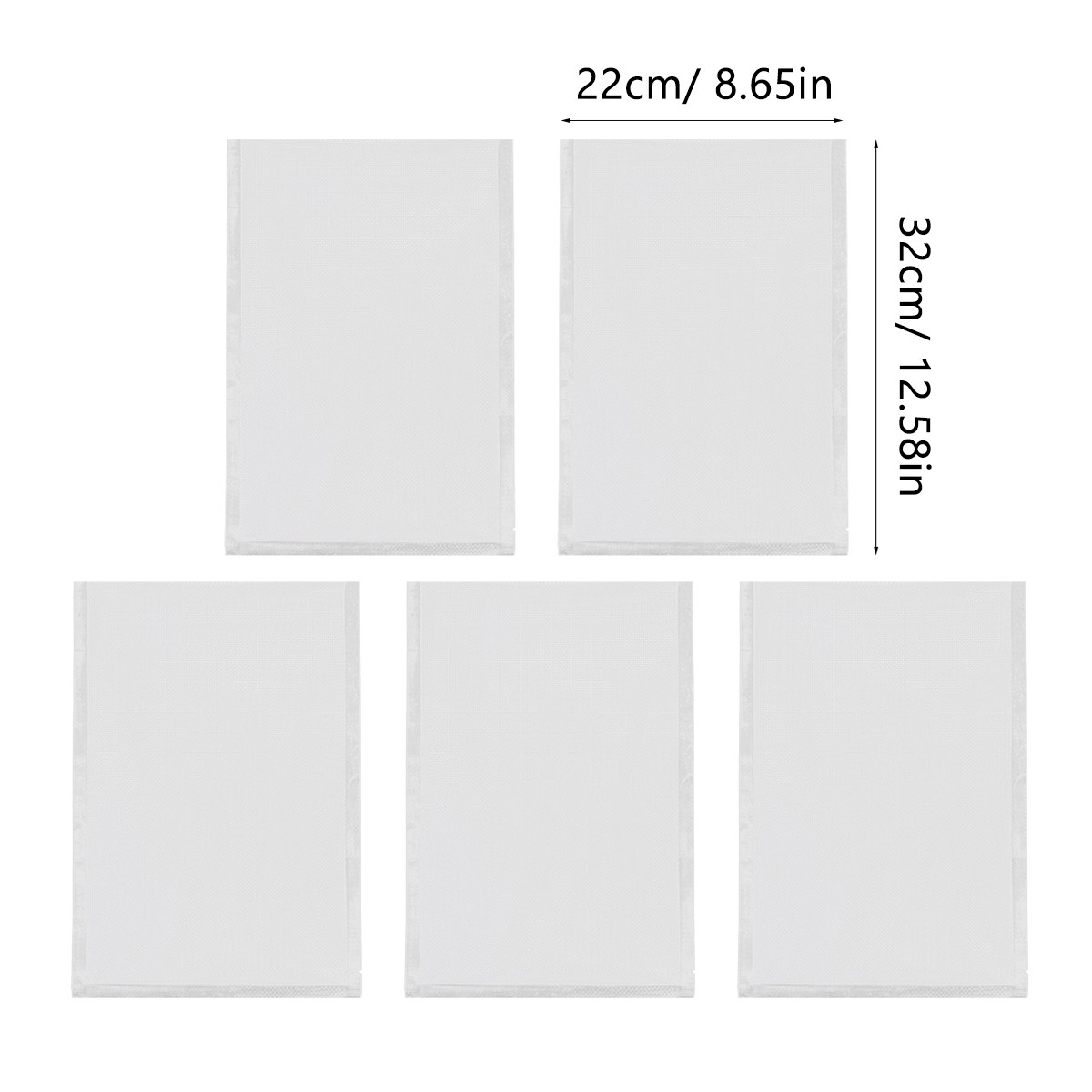 100Pcs Transparent Vacuum Seal - Food Storage Large ulasan dan harga
