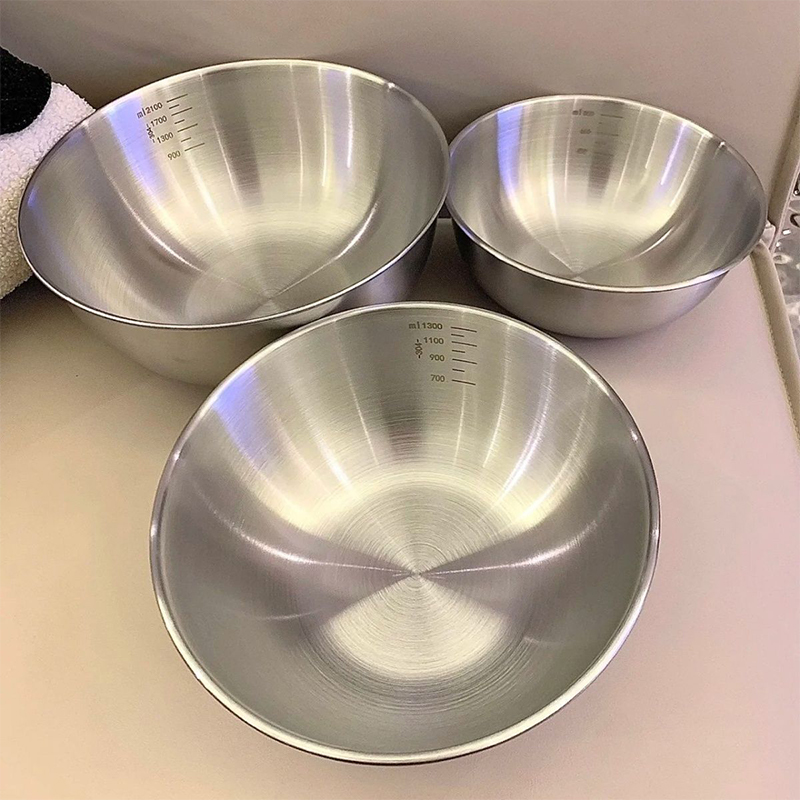 1PC Stainless Steel Bowl Set W - Food Storage Essentials ulasan dan harga