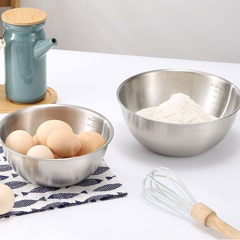 1PC Stainless Steel Bowl Set W - Food Storage Essentials ulasan dan harga