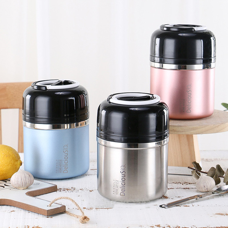 Lunch Box Stainless Steel Ther - Food Storage For Long Term ulasan dan harga