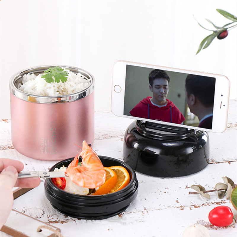 Lunch Box Stainless Steel Ther - Food Storage For Long Term ulasan dan harga