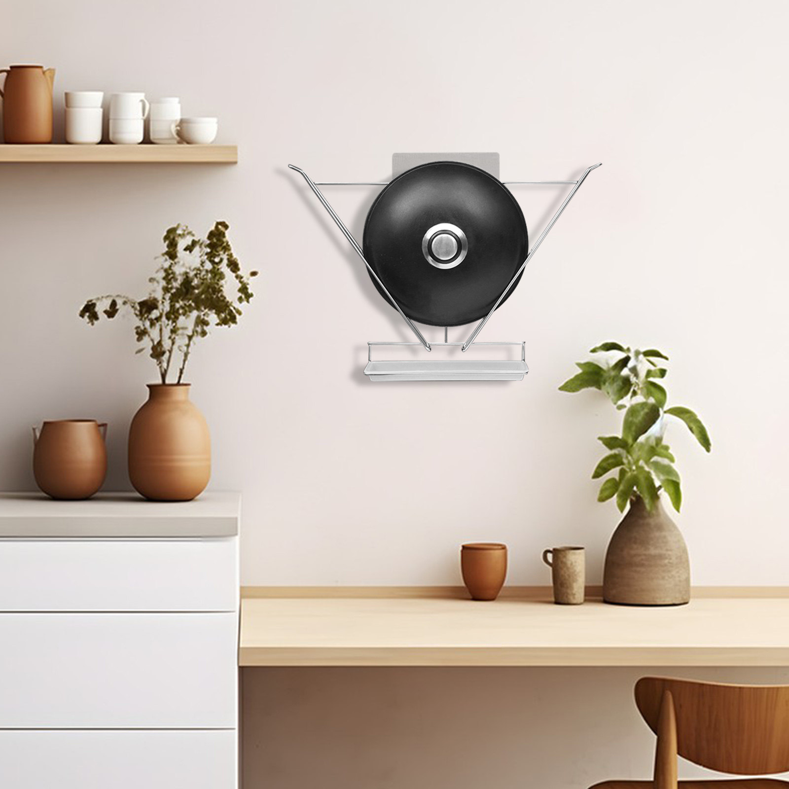 Pot Lid Organizer Wall Mounted - Food Storage Lid ulasan dan harga
