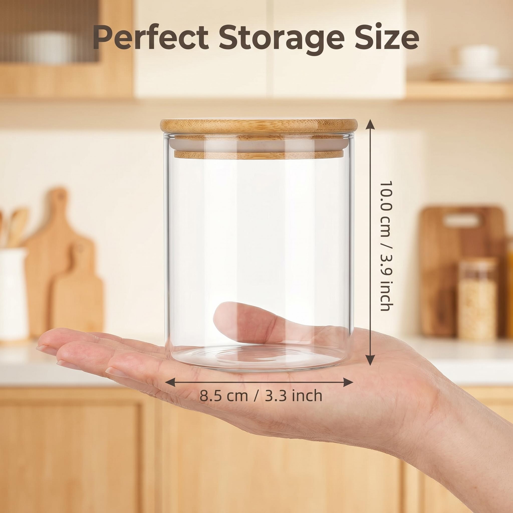 9 Pieces Clear Glass Storage C - Food Storage Jar Labels ulasan dan harga