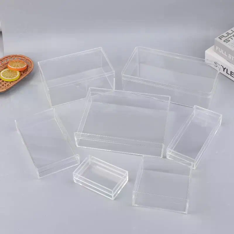 New Thickened Rectangular Acry - Food Storage Plant ulasan dan harga