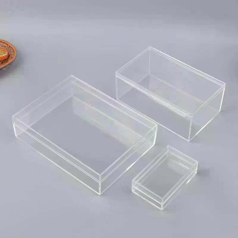 New Thickened Rectangular Acry - Food Storage Plant ulasan dan harga