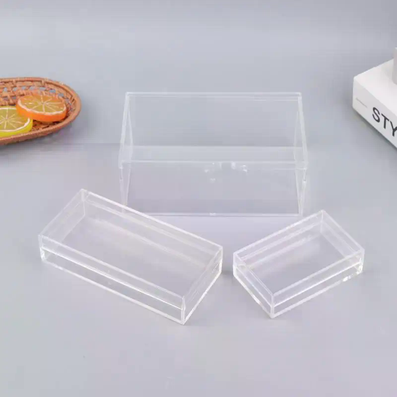 New Thickened Rectangular Acry - Food Storage Plant ulasan dan harga