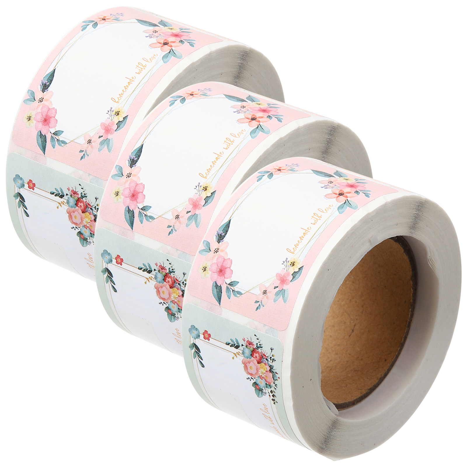 3 Rolls Blank Name Sticker Lab - Food Storage Jar Labels ulasan dan harga