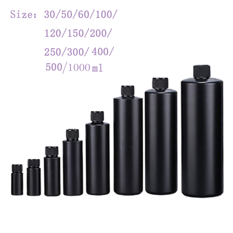 5Pcs 30-1000ml Empty Black HDP - Condiment Squeeze Bottle ulasan dan harga