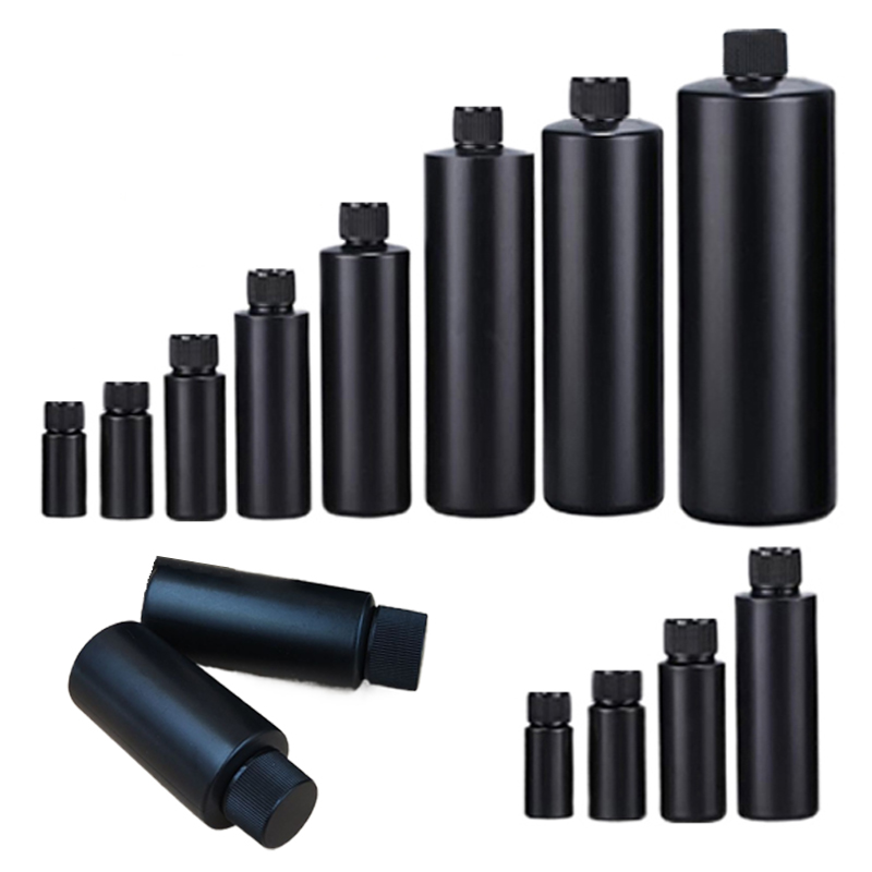 5Pcs 30-1000ml Empty Black HDP - Condiment Squeeze Bottle ulasan dan harga