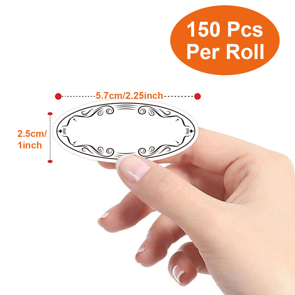 150Pcs Oval Canning Labels for - Food Storage Jar Labels ulasan dan harga
