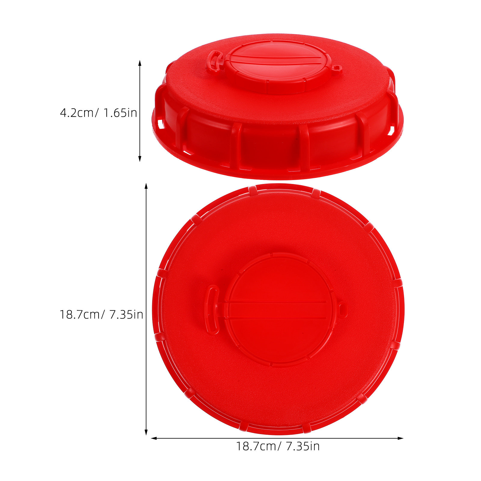 Ibc Tote Lid Red 16.2cm ABS Ve - Food Storage Lid ulasan dan harga