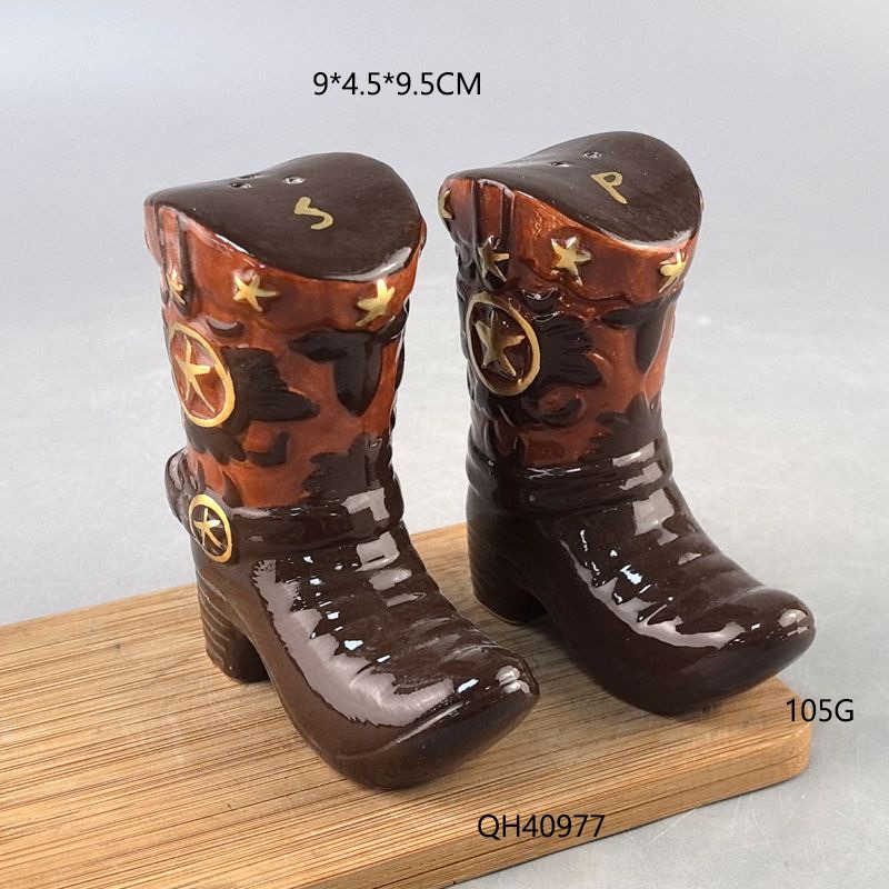 Vintage Boots Ceramic Spice Ja - Set Food Storage ulasan dan harga