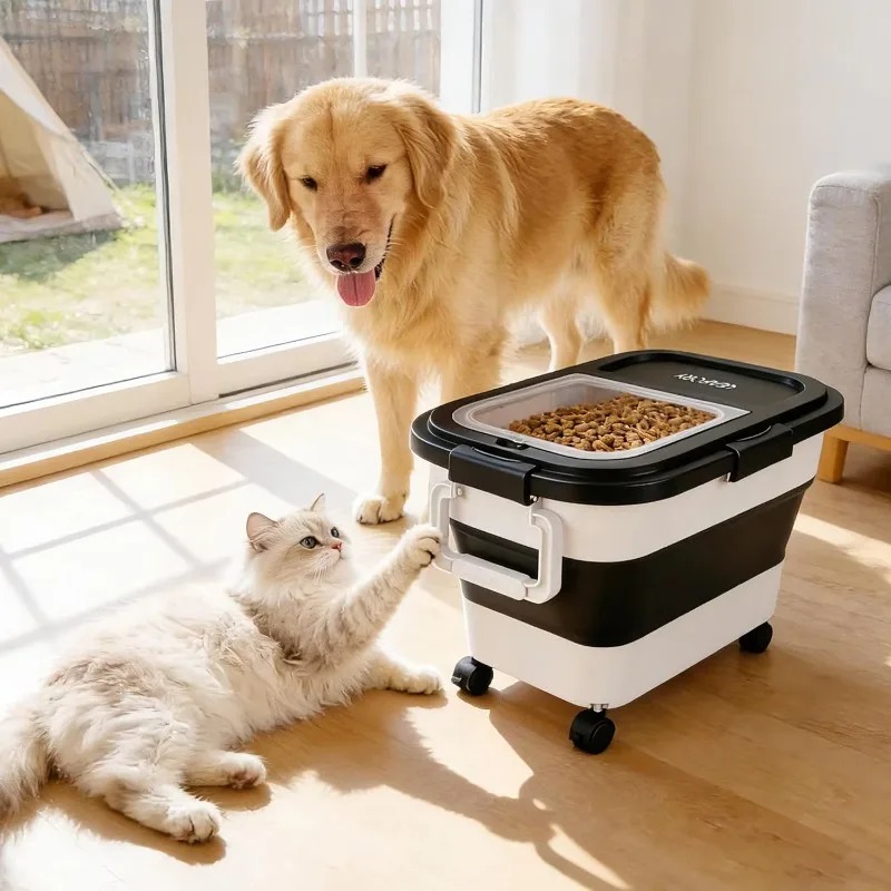 Dog Food Storage Container 20- - Food Storage Large ulasan dan harga