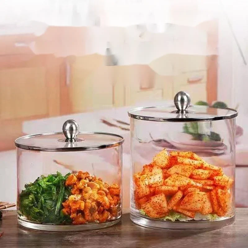 Thick Glass Pickle Jar with Li - Food Storage For Long Term ulasan dan harga