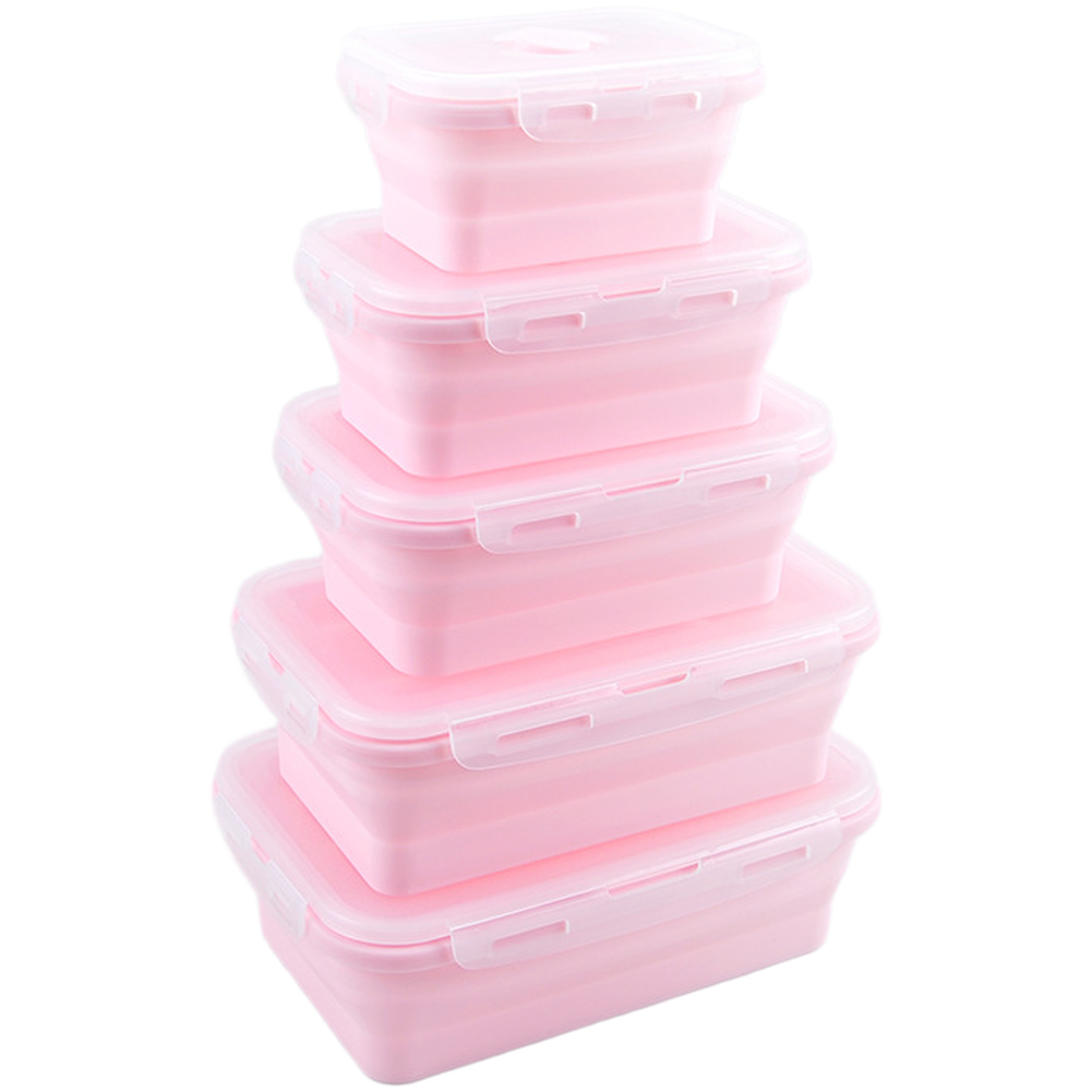 Foldable Silicone Lunch Box Se - Food Storage Silicone ulasan dan harga