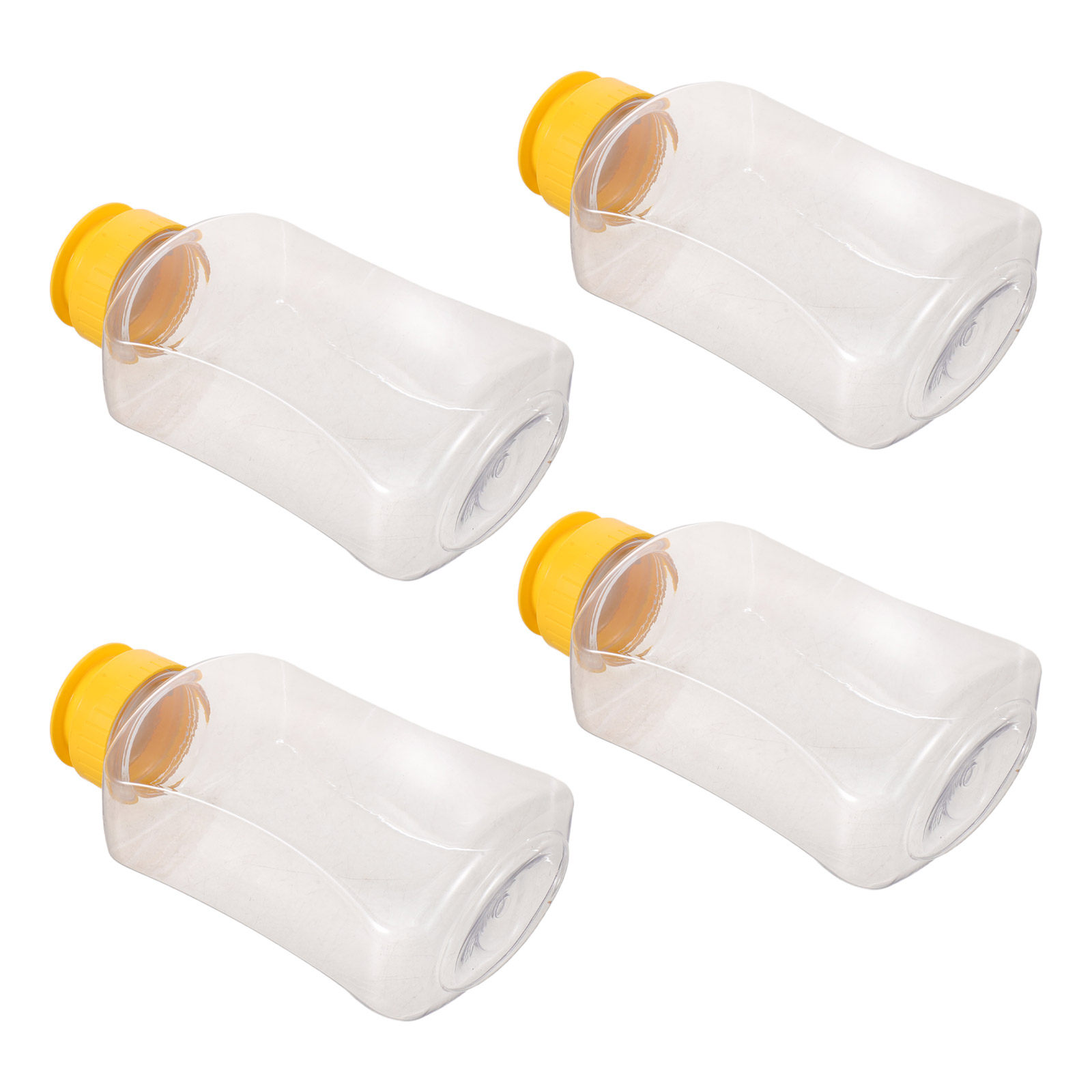 4Pcs Honey Squeeze Bottles Pla - Condiment Squeeze Bottle ulasan dan harga