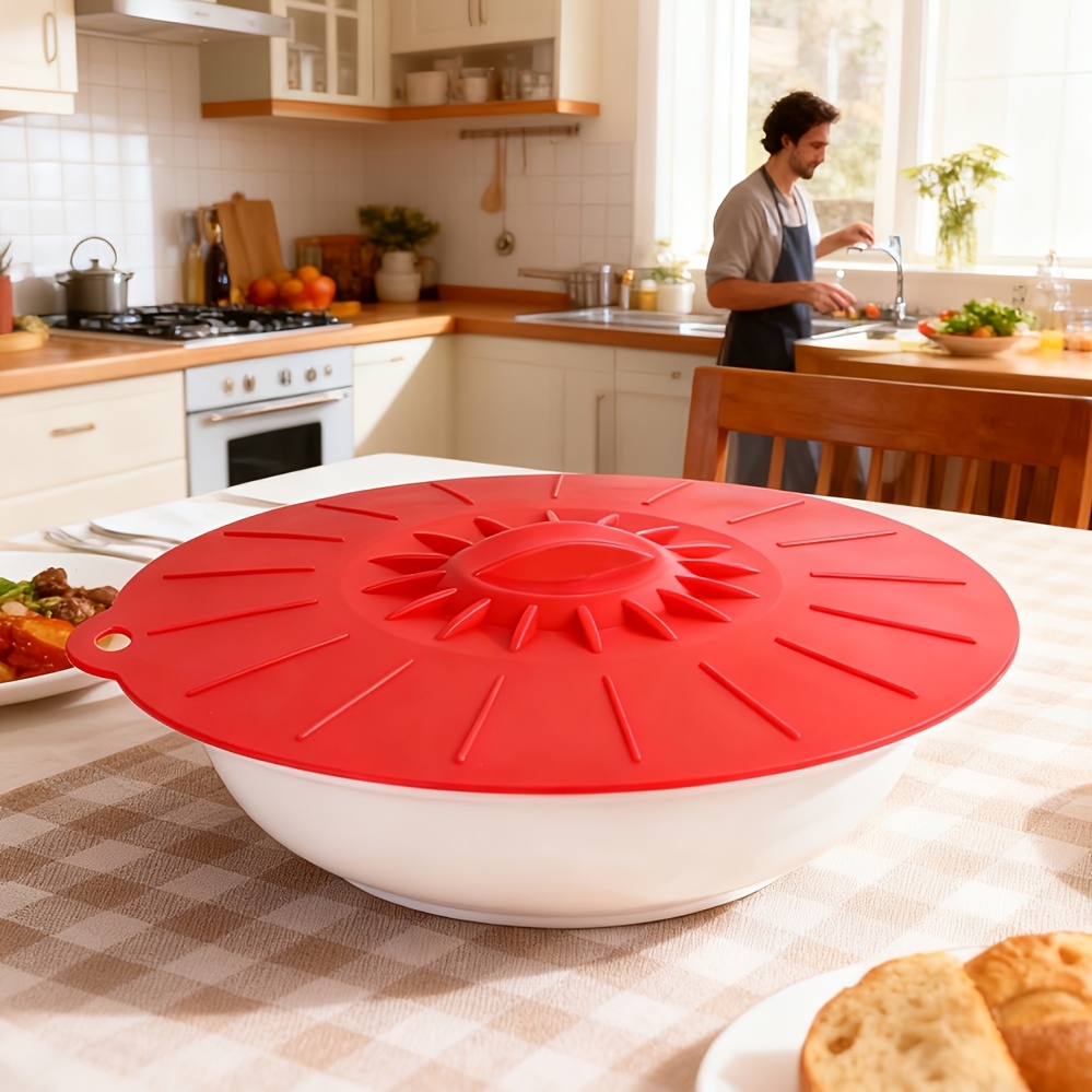 5-Piece Silicone Lids, Heat-Re - Food Storage Silicone ulasan dan harga