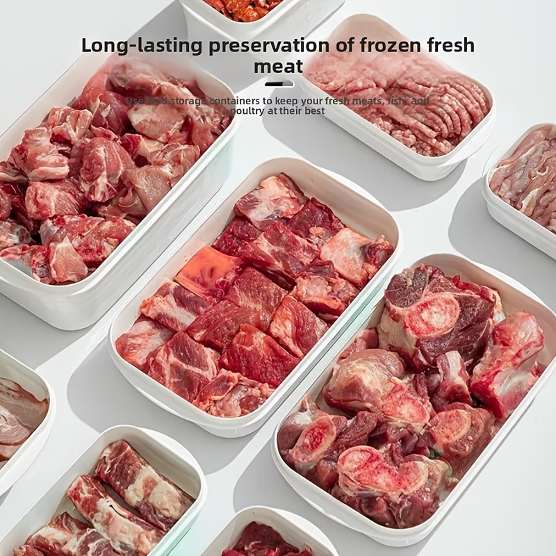10Pcs Reusable Stackable Food  - Food Storage Square Containers ulasan dan harga