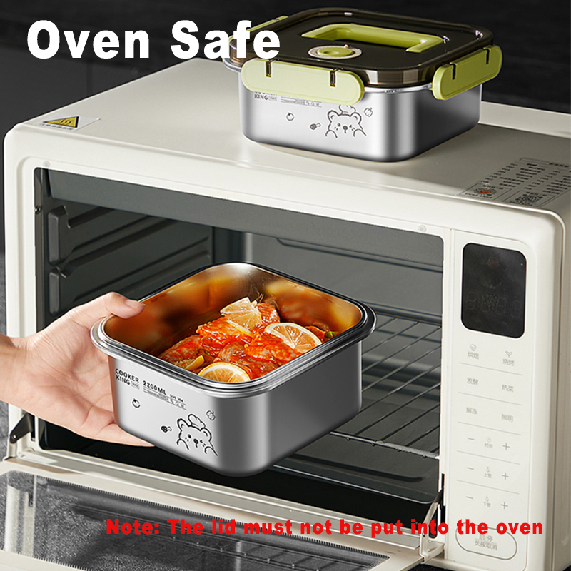 COOKER KING 420ml-6200ml Large - Food Storage Lunch Box ulasan dan harga