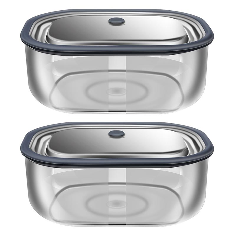 High Borosilicate Glass Rectan - Food Storage Silicone ulasan dan harga