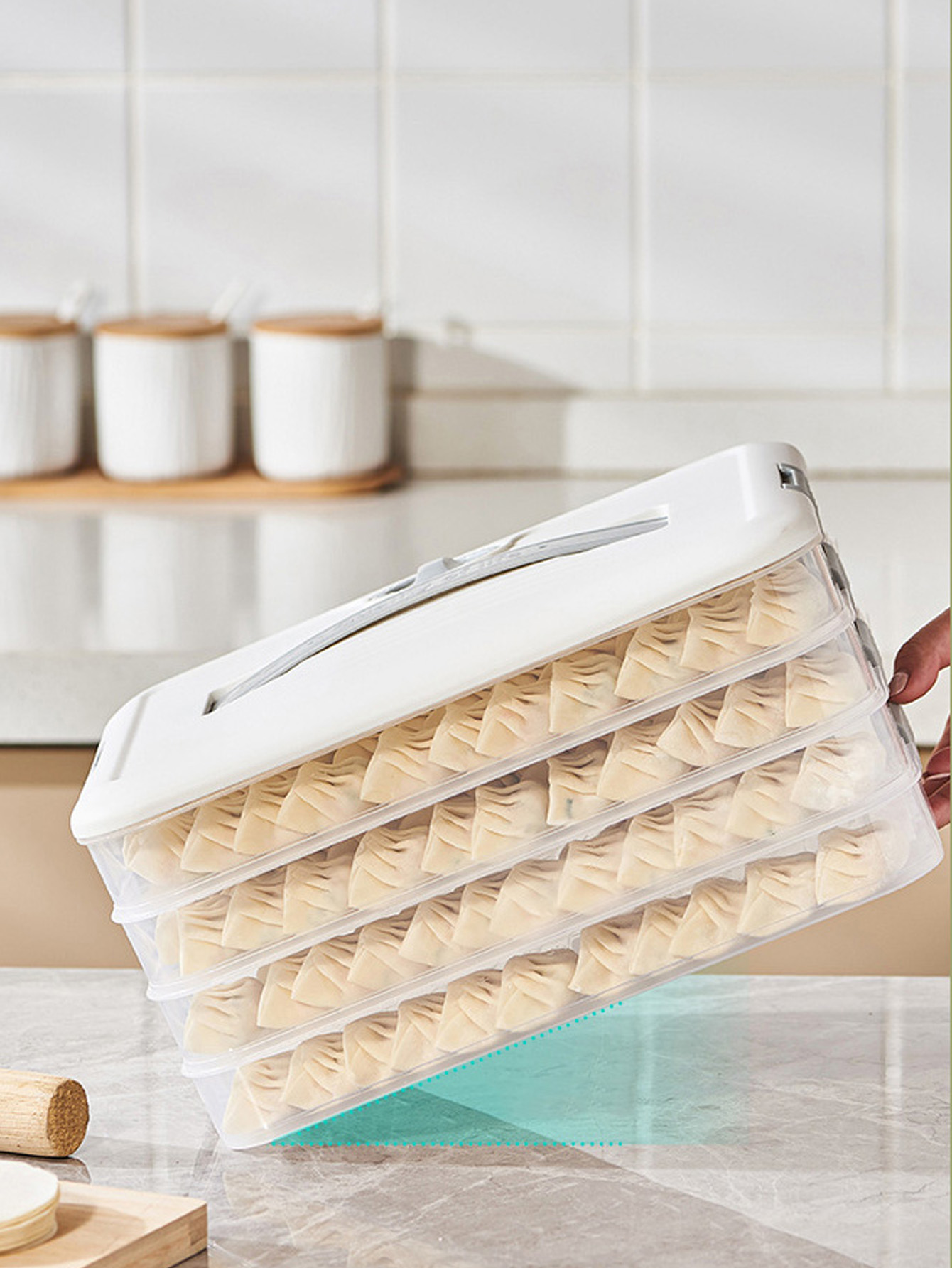 1PC Multi-Layer Dumpling Organ - Food Storage Essentials ulasan dan harga