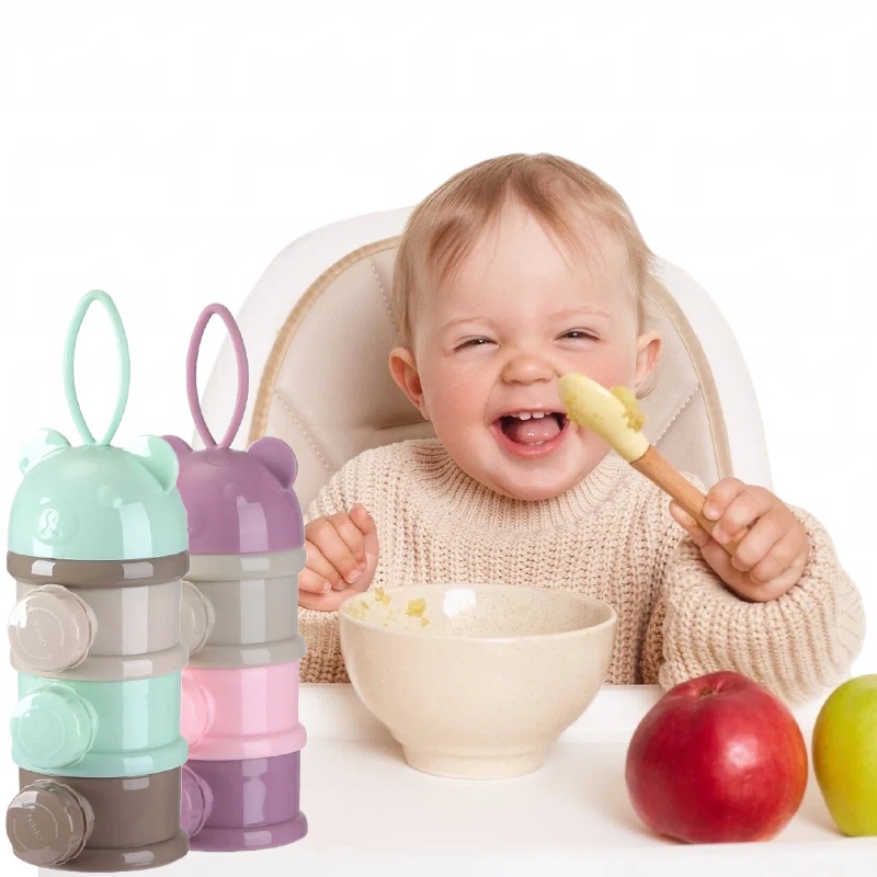3/4Layer Baby Portable Baby Fo - Food Storage Baby ulasan dan harga