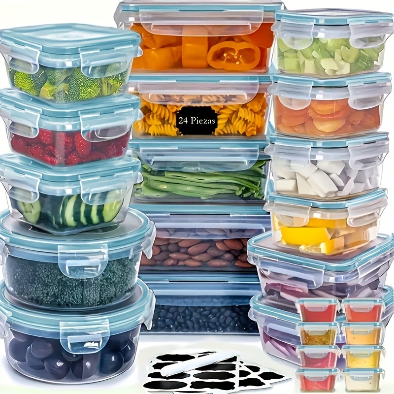 48PCS BPA-Free Food Storage Se - Set Food Storage ulasan dan harga