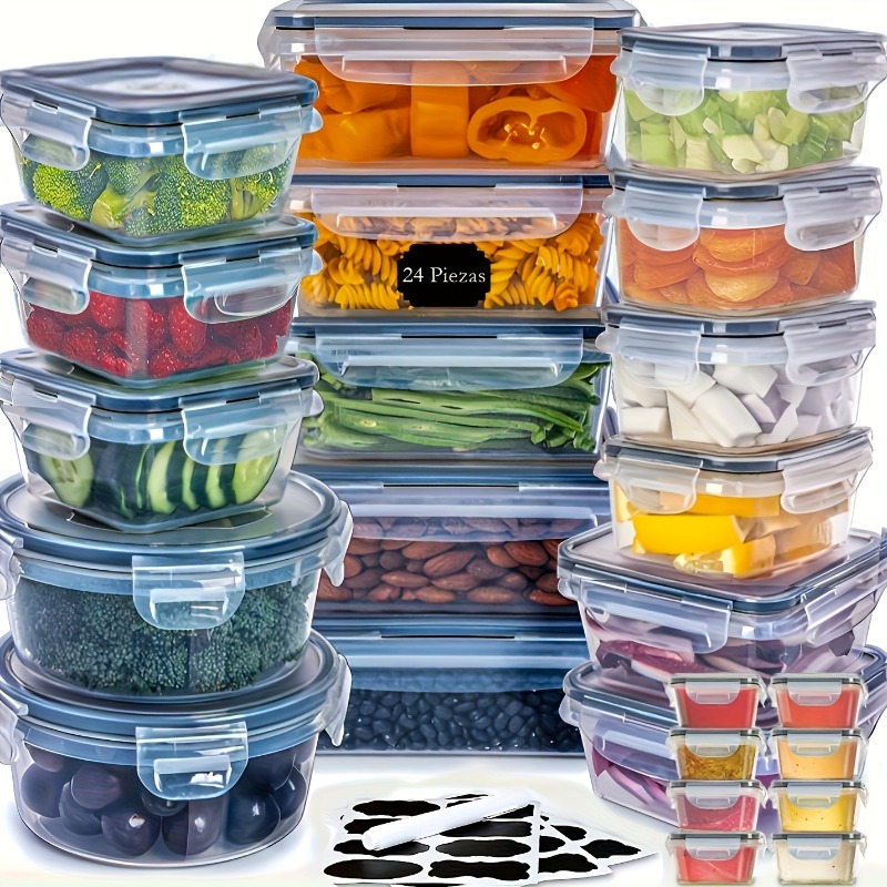 48PCS BPA-Free Food Storage Se - Set Food Storage ulasan dan harga
