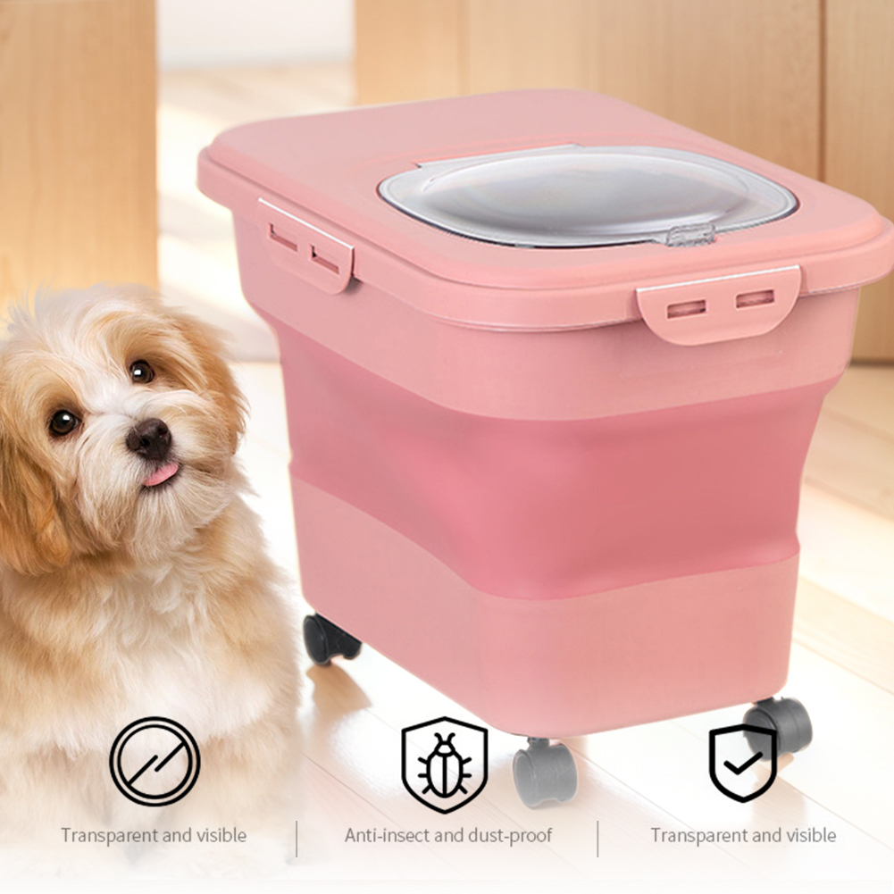 Collapsible Dry Cat Food Box 2 - Food Storage Large ulasan dan harga